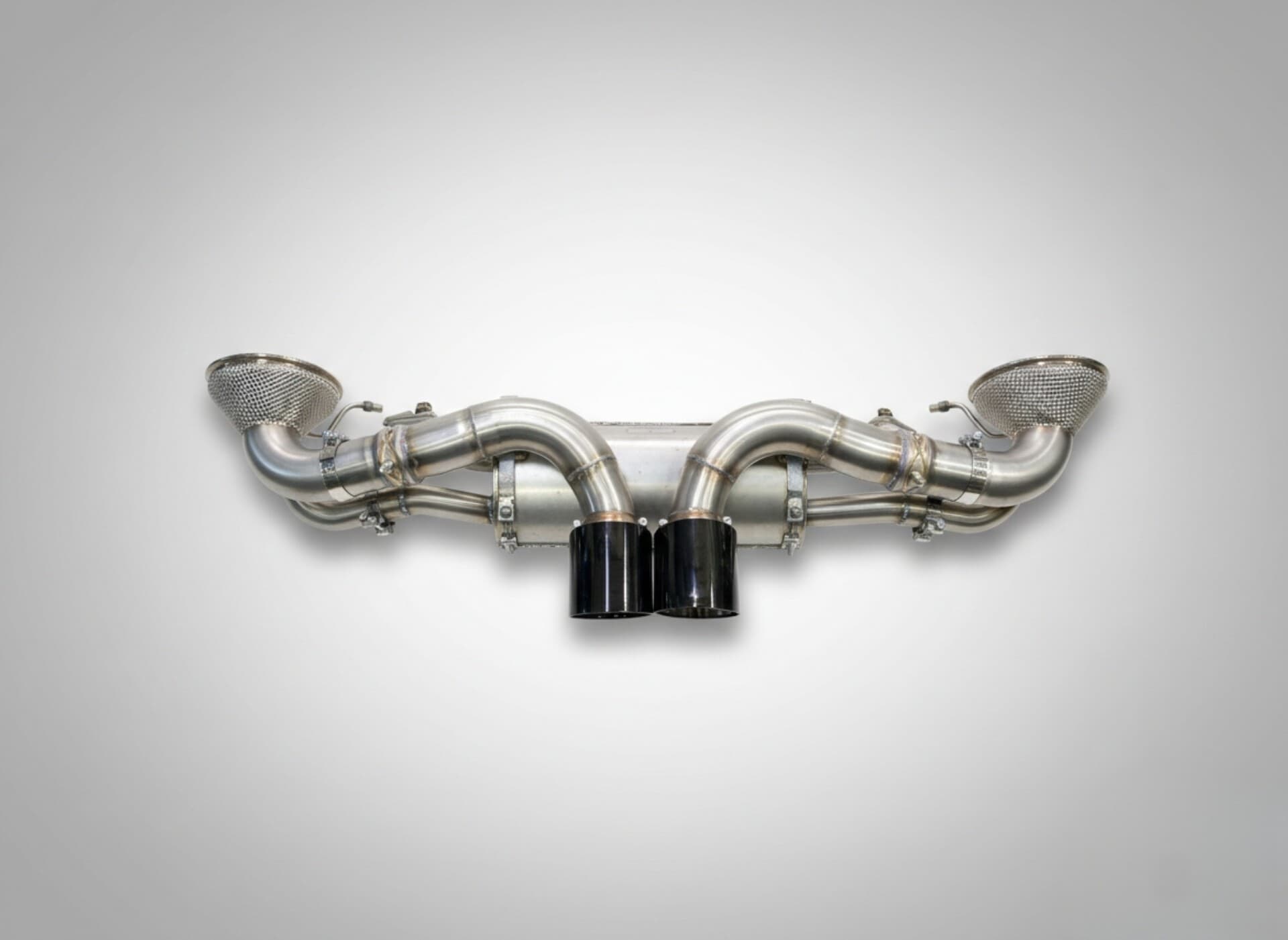 Rear Exhaust with Valves Porsche 992 GT3 / GT3 RS — Porsche 992 GT3 / GT3 RS exhaust system